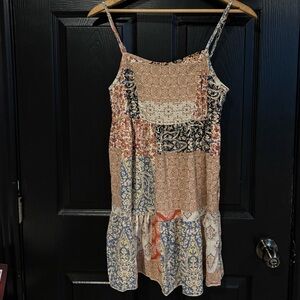 Altar'd State Floral Patchwork SunDress